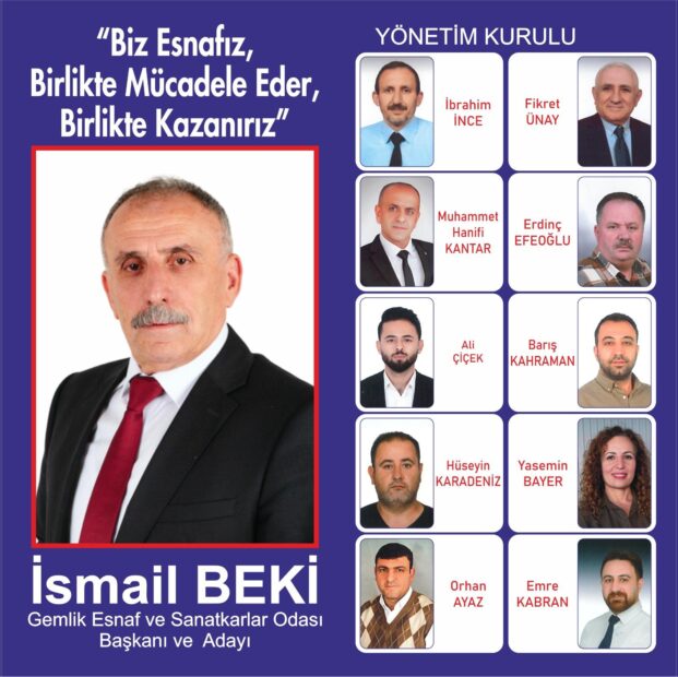 İSMAİL BEKİ 46 KİŞİDEN OLUŞAN LİSTESİNİ KAMUOYUNA DUYURDU