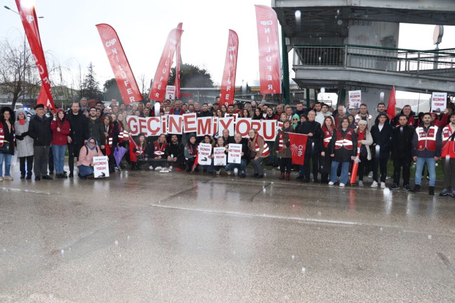 CHP Nilüfer Örgütü’nden Geçim İsyanı: ”GEÇİNEMİYORUZ!”