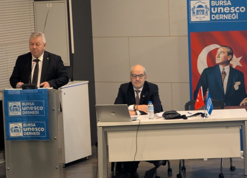 Bursa UNESCO Derneğinde İlker Özarslan’a Güvenoyu