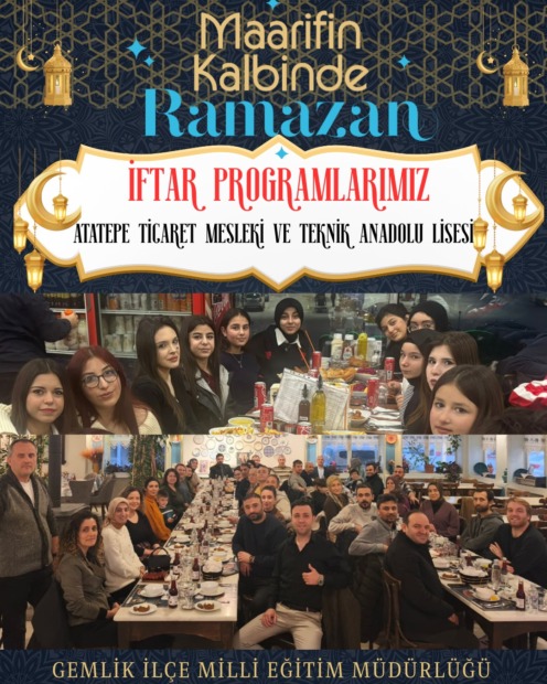 Gemlik’te Öğretmen ve Öğrenciler İftar Sofralarında Buluştu