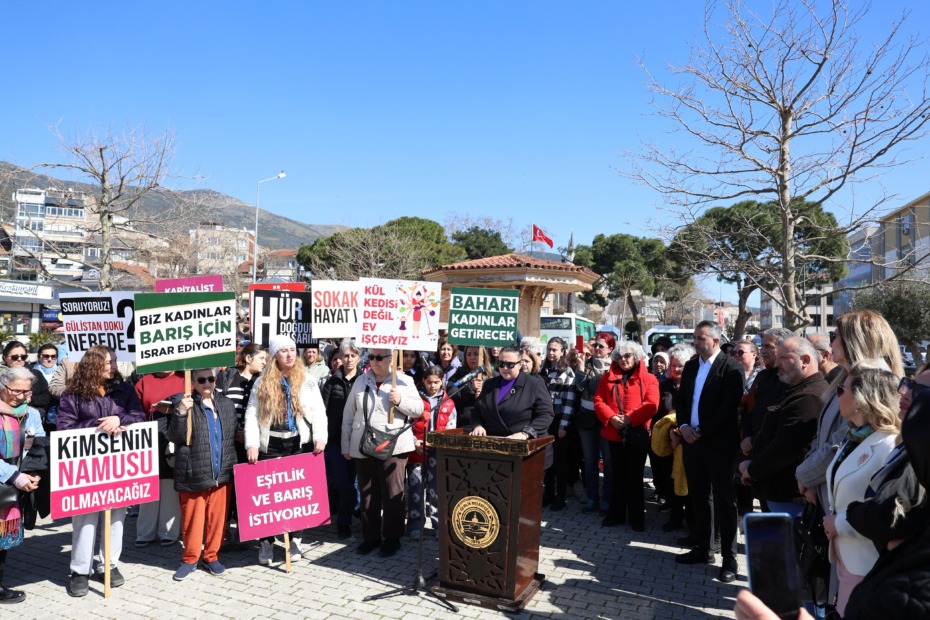 GEMLİK’TE 8 MART’ KADIN EMEĞİ VE DAYANIŞMA VURGUSU