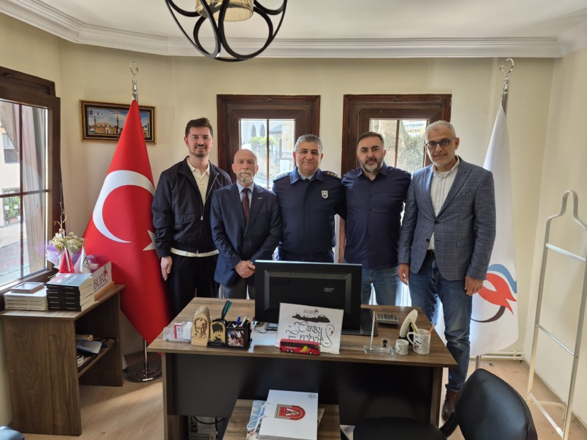 BURSA BÖLGESEL REHBERLER ODASI BURSA MERKEZ KOMUTANINI AĞIRLADI