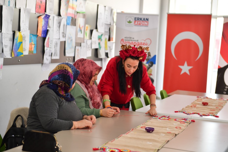 Osmangazi Belediyesi’nden Baharı Müjdeleyen Atölye