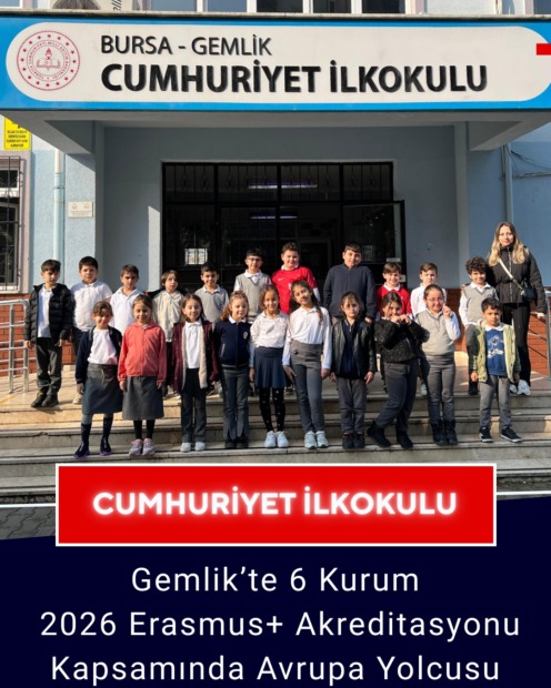 Gemlik Okulları Erasmus+ ile Avrupa Yolunda