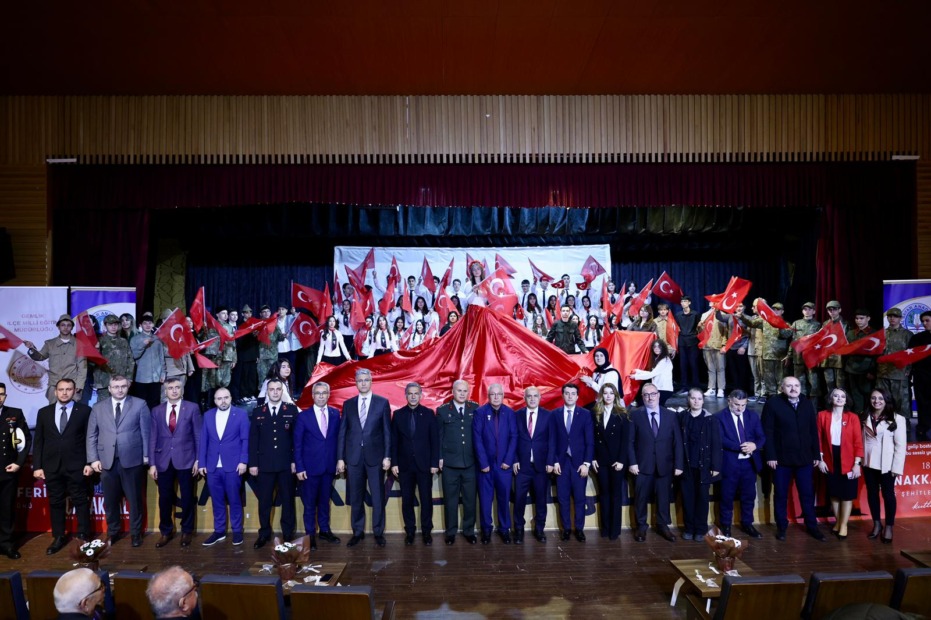 18 Mart Çanakkale Zaferi ve Şehitleri Anma Günü’nün 111. Yıl Dönümü Gemlik’te Coşkuyla Kutlandı.