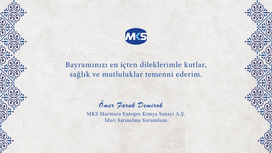 Ömer Faruk Demirok’tan Bayram Mesajı