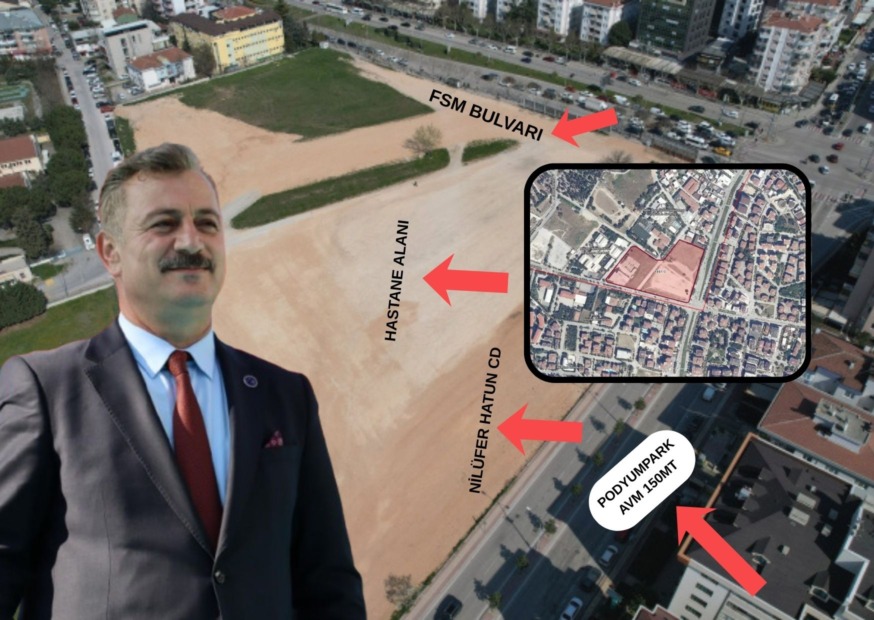 Bursa’da hastane arazilerine satış yolu! Anahtar Parti’den sert tepki