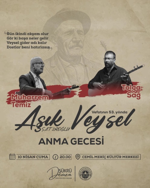 Aşık Veysel Gemlik’te Özel Konser ile Anılacak