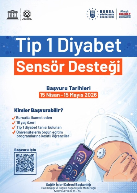 BURSA’DA DİYABETLİ ÖĞRENCİLERE SENSÖR DESTEĞİ