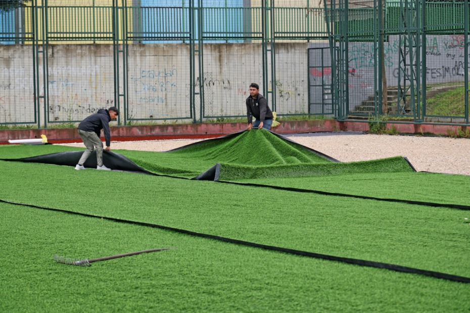 BAĞLARBAŞI SPOR TESİSLERİ YENİLENİYOR