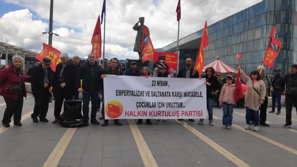 HKP Bursa; “Ulusal Egemenliğimize Göz Dikenler ile Çocuklarımızın Katline Sebep Olanlar ABD Emperyalistleri ve Onların Yerli Uşaklarıdır”