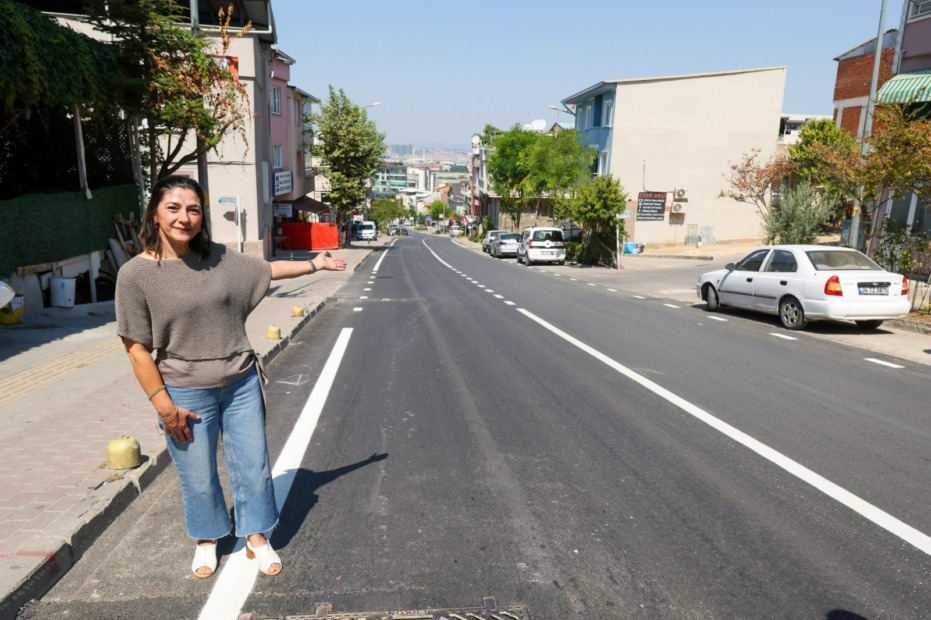 BÜYÜKŞEHİR NİLÜFER’DE DUMLUPINAR CADDESİ’Nİ YENİLEDİ