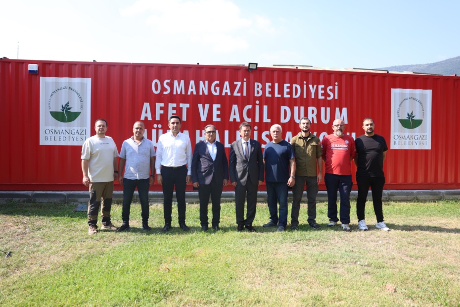 Başkan Aydın Mobil Afet ve Acil Durum Koordinasyonu Merkezi’ni Test Etti