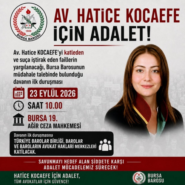 Hatice Kocaefe Davası 23 Eylül’de