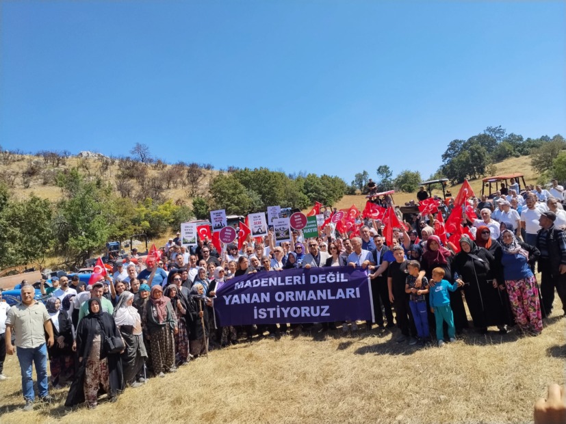 Anahtar Parti’den Bursa Ovası’nda maden eyleminde köylülere destek!