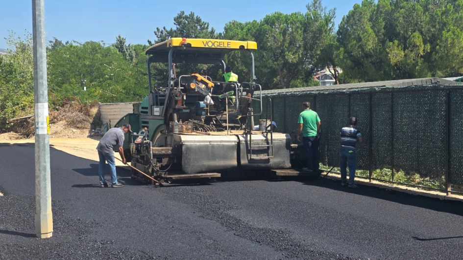 Umurbey’de 2 Bin 700 Ton Asfalt Serildi